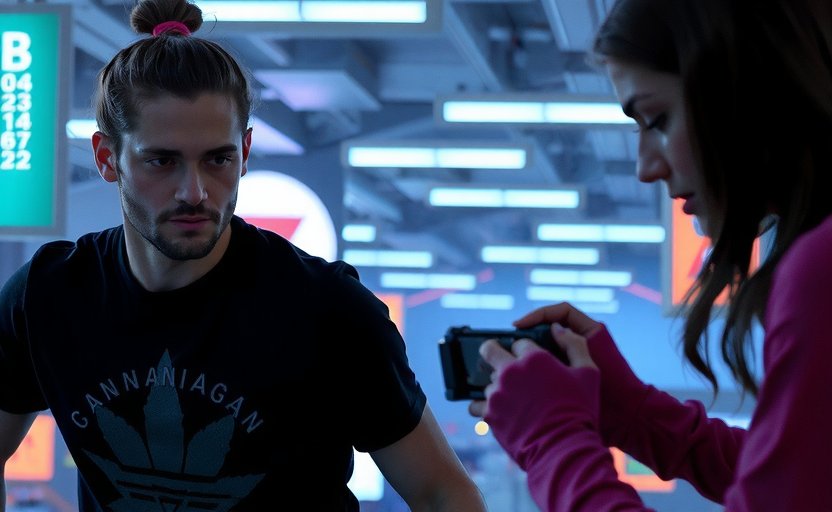 Nebula Drift gameplay art